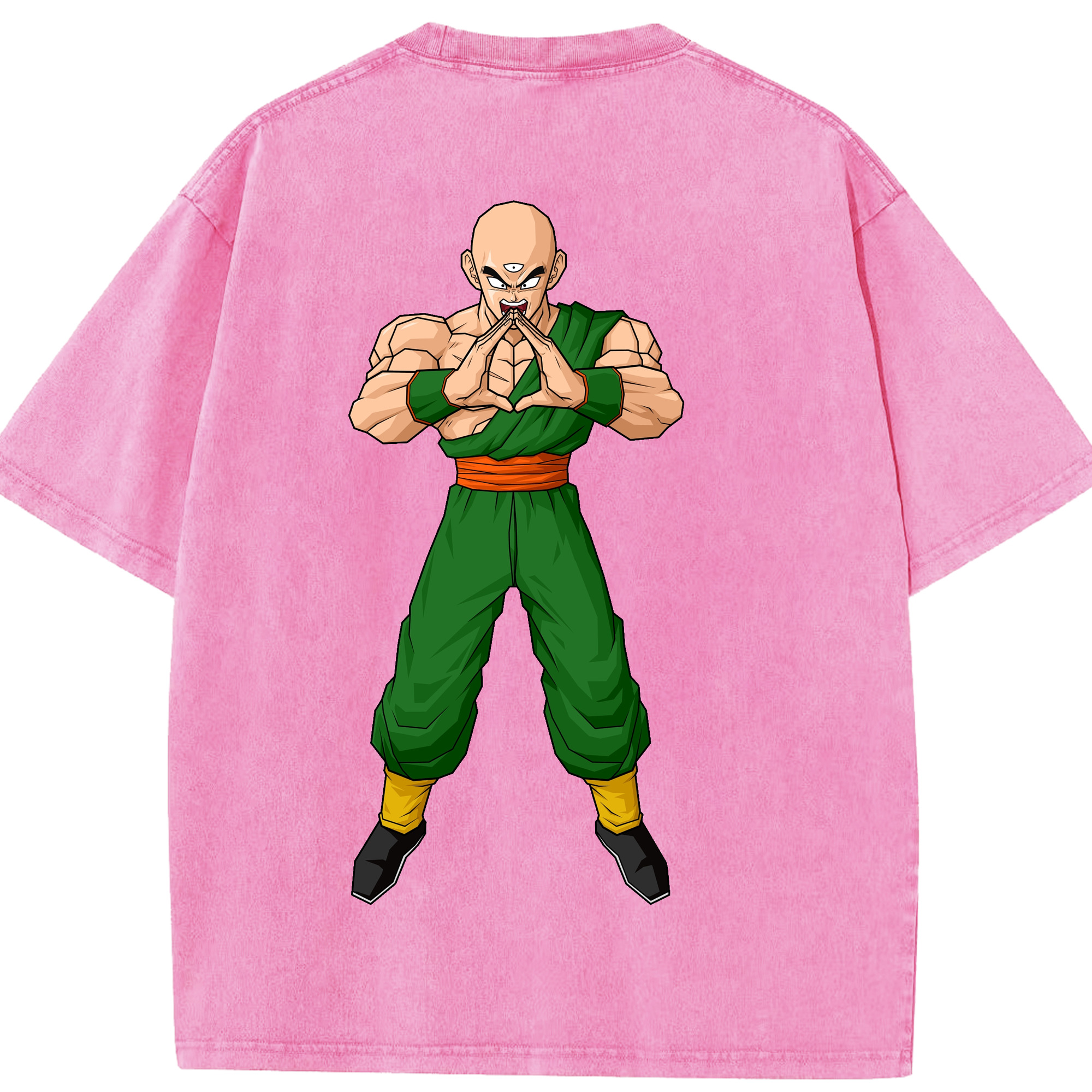 （画像用） ドラゴンボール DRAGON BALL 綿100% ヴィンテージ風 半袖Tシャツ（背面プリント）